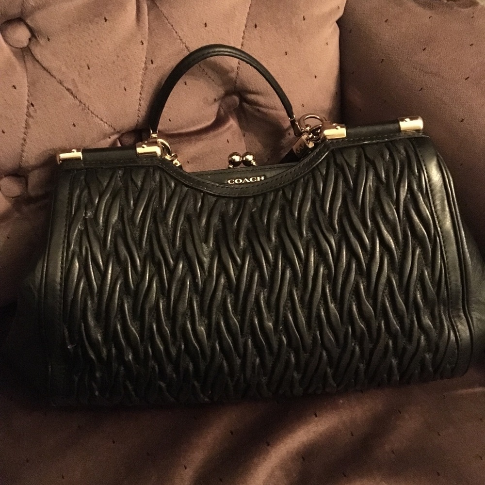 Coach Madison quilted handbag